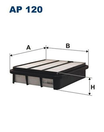 Filtron AP120 Hava Filtresi Mitsubishi Space Wagon 2.1 KL4713Z409A