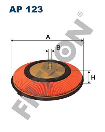 Filtron AP123 Hava Filtresi Nissan Primera I P10 1.6 90Hp 06 90-01 96 1654677A10