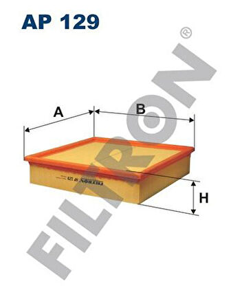 Filtron AP129 Hava Filtresi Omega B 94-2.0 16V 2.5 2.6 3.0 3.2 V6 2.5 TD 2.0 22.2 Dizel 835607
