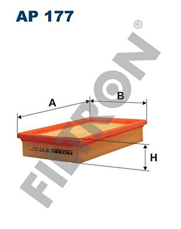Filtron AP177 Hava Filtresi Hyundai EXEL 1.5I 83Hp 01 90-01 95 2811324570