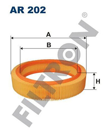 Filtron AR202 Hava Filtresi Opel Kadett-E 1.6L 75Hp 86-91 834287