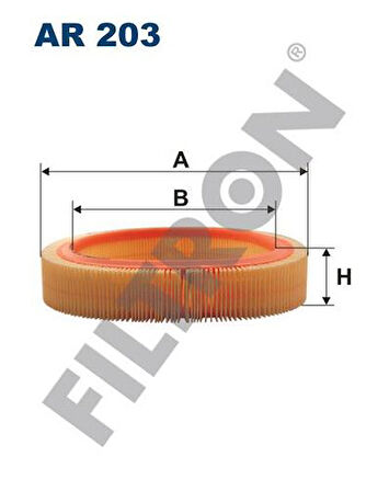 Filtron AR203 Hava Filtresi Opel Kadett-D 1.3 N 60Hp 08 79-08 84 834803