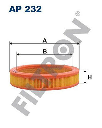 Filtron AR232 Hava Filtresi Fiat Regata 1.3.1.5.1.6 83-88 A830X9601FA