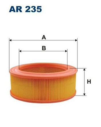 Filtron AR235 Hava Filtresi Renault EstafeTTe-R4-R6 7707021327