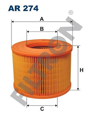 Filtron AR274 Hava Filtresi Megane I 2.0 Laguna I 2.0 109Hp Renault 19 1.9D Scenic I Scenic II 2.1 7701033713