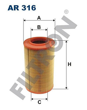 Filtron AR316 Hava Filtresi Boxer Jumper Ducato 2.8 2.5TDI 03 94 03 02 Uzun Tip 1310636080