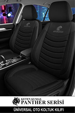 Jaguar X-type (x400) 3.0 I V6 24v (231 Hp) 2009 PANTHER Serisi UYUMLU KETEN OTO KOLTUK KILIFI SİYAH