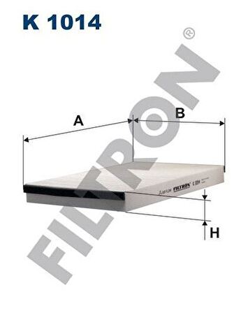 Filtron K1014 Polen Filtresi Delphı Tipi Astra G Astra H Zafira A 6808606