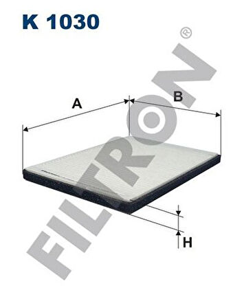 Filtron K1030 Polen Filtresi Megane I 01 96 04 98 Çerçevesiz 7700424093