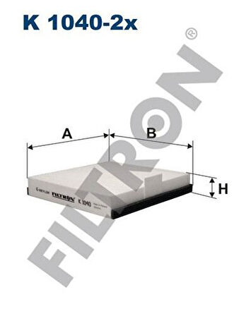 Filtron K1040-2X Polen Filtresi Renault 6025370624