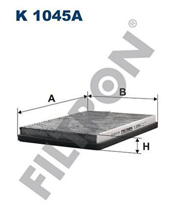 Filtron K1045A Kabin Filtresi Volkswagen Passat 3A2 5 35I 1.8 90Hp 02 88-05 97 3A0091800