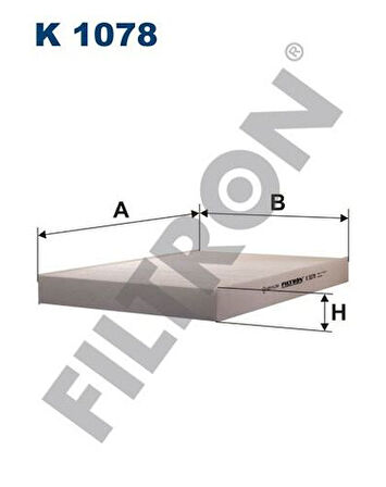 Filtron K1078 Polen Filtresi A4 A6 1.8 1.8T 2.0 2.0TDI 2.4 2.5TDI 2.7TDI 3.0 3.2 Seat Exeo 97- 8E0819439