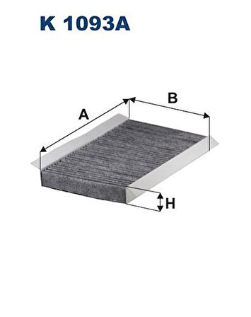 Filtron K1093A Polen Filtresi 307 00-308 07-1007 05-Rcz 10-C2 03-C3 02-C4 04-DS4 11- 6479.C2