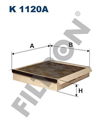 Filtron K1120A Polen Filtresi Karbonlu ML-Serisi W163 98-04 163.835.00.47