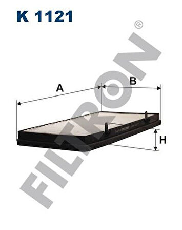 Filtron K1121 Polen Filtresi Trafic II Vivaro 1.9DCI 2.0DCI Çerçeveli 7701050319