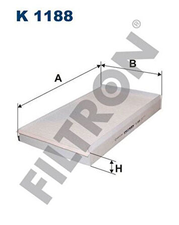 Filtron K1188 Polen Filtresi Viano W639 03-Vito W639 03- 6398350247