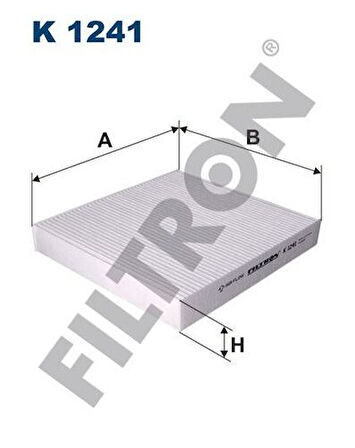 Filtron K1241 Polen Filtresi Lancer VIII Outlander II P4007 Citroen C Crosser 7803A004