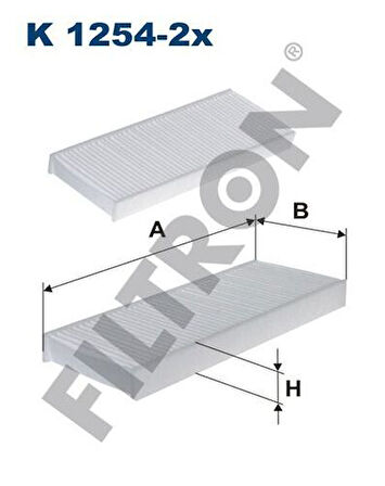 Filtron K1254-2X Polen Filtresi Çiftli Navara Pathfinder 05- 27274EA000