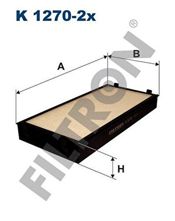 Filtron K1270-2X Polen Filtresi BMW E70 X5 E71 F16 X5 64316945585