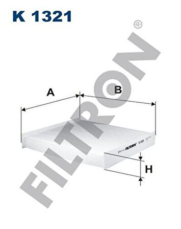 Filtron K1321 Polen Filtresi Clio IV 12-Logan II 13-Sandero Stepway II FLTK1321