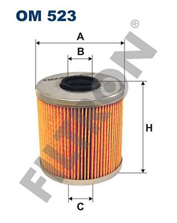 Filtron OM523 Yağ Filtresi BMW M40 M42 E30 E36 E33 11421709865