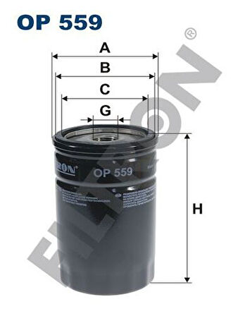 Filtron OP559 Yağ Filtresi BMW E30 M19 11421266773