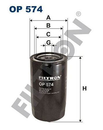 Filtron OP574 Yağ Filtresi Passat Lt28 35 40 55 T4 A80 A4 A6 A8 Superb Volvo 740 760 780 940 960 85-02 FN0016