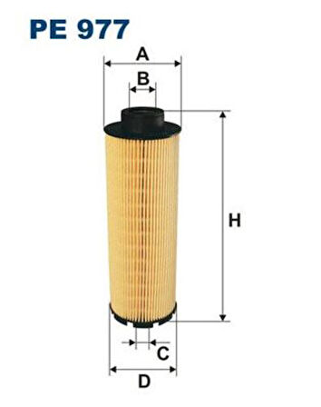 Filtron PE977 Yakıt Filtresi Man 51125030037