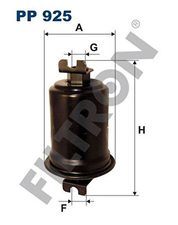 Fıltron Pp925 Yakıt Filtresi Daıhatsu Feroza-Mıtsubıshı Pajero Iı