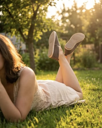 GARDENIA Gri Süet Dokulu Hakiki Deri Espadril