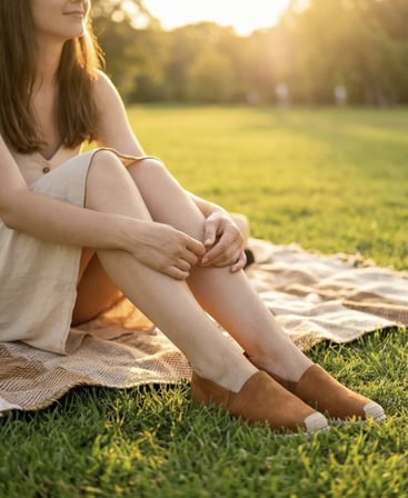 GARDENIA Taba Süet Dokulu Hakiki Deri Espadril