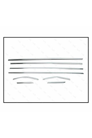 F. Focus 3 Krom Cam Çıtası 8 Prç. 2010-2018 Arası P. Çelik (HB)