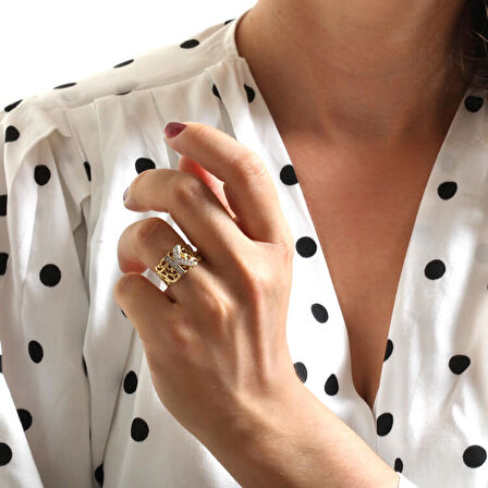 Altın K Harfi Yüzük (FTY0014)