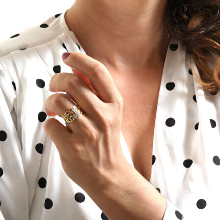 Altın J Harfi Yüzük (FTY0015)