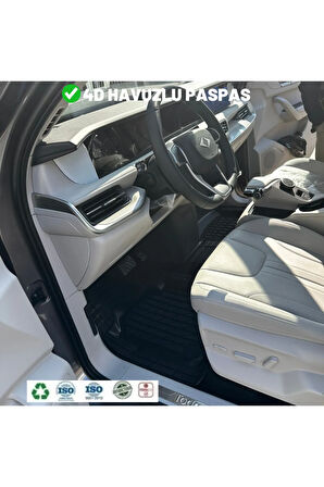 Mercedes Cls C257 2021 4d Havuzlu Üniversal Yeni Nesil Paspas Siyah Gold Seri