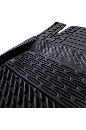 Citroen C3 Aircross 2016 Uyumlu 4d Havuzlu Üniversal Yeni Nesil Pro Paspas Siyah