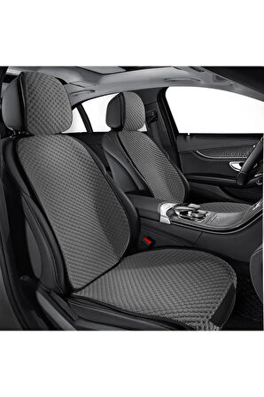 Kia Stonic UYUMLU  Cepli Terletmez Oto  Minderi Kılıfı Ön Arka Tam Set Sırtlı Başlıklı FÜME