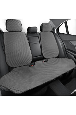 Seat Alhambra UYUMLU  Cepli Terletmez Oto  Minderi Kılıfı Ön Arka Tam Set Sırtlı Başlıklı FÜME