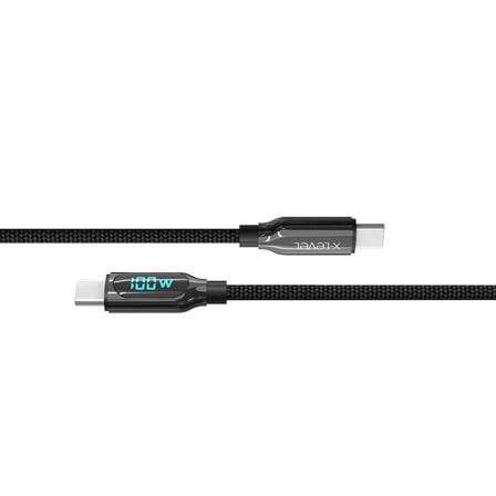 Premium Gösterge Ofis Dosya XCC8406 100W 5A USB-C to USB-C Hasır Şarj Kablosu