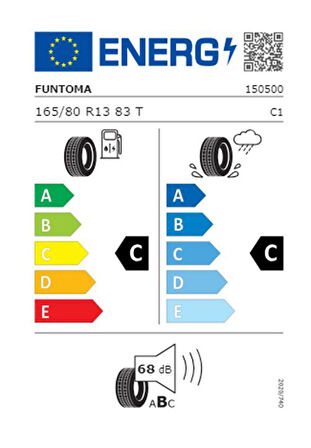 Funtoma 165/80 R13 TL 83T ROADFUN Yaz lastiği (Üretim Tarihi:2025)