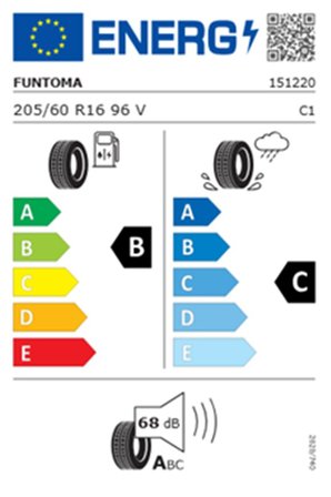 Funtoma 205/60 R16 TL 96V REINF. ROADFUN Yaz Lastiği (Üretim Tarihi:2026)