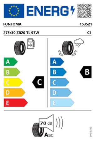 Funtoma 275/30 ZR20 TL 97W REINF. ROADFUN SPORT  Yaz Lastiği (Üretim Tarihi:2026)    