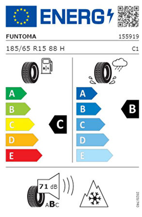 Funtoma 185/65 R15 TL 88H ROADFUN WINTER Kış Lastiği (Üretim Tarihi:2024)