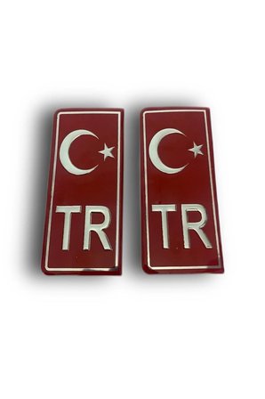 Tr Plaka Stıcker 2'li - Türkiye Plaka Stıcker - Türkiye Plakalık Stickeri