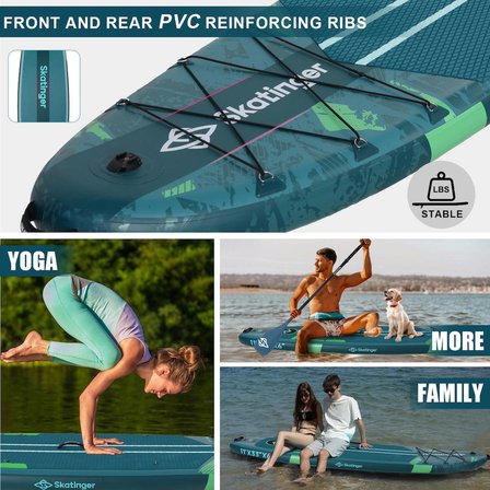 Fusion Tech Stand up Paddle Board 335x84x15 cm ölçülerinde Şişme