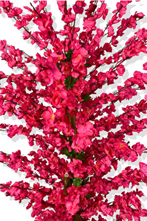 Fuşya Bahar Dalı 180 Cm Yapay Ağaç 25x25 Metal Saksı