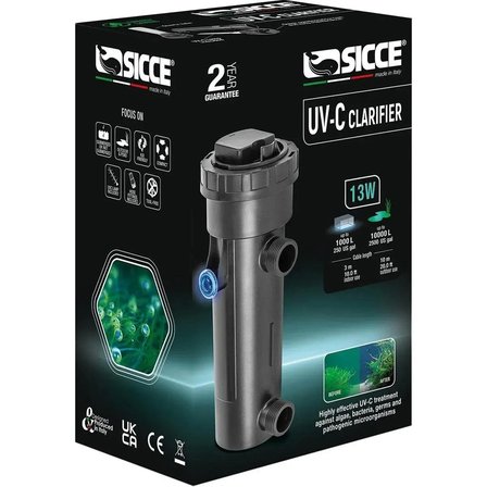 Sicce UV Filtre 13 watt Tuzlu ve tatlı su akvaryum (Daldırılabilir)