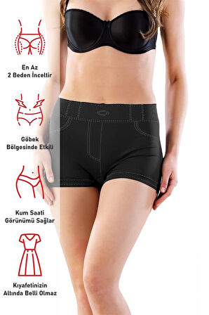 Siyah Emay 3802 Soft Kot Boxer