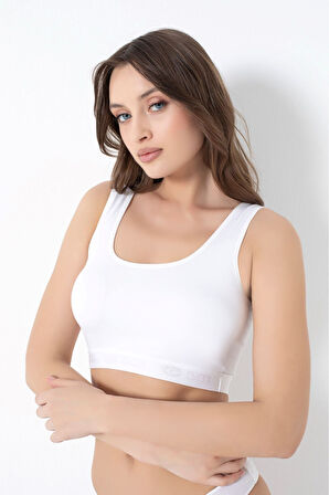 Bambu Nefes Alabilen Çıkarılabilir Pedli Kalın Askılı Büstiyer