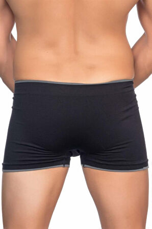 Siyah Emay 2104 Soft Erkek Boxer